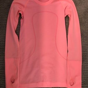 Lululemon long sleeve Swiftly Size 2 PInk
